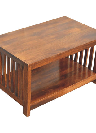 Slatted Chestnut Coffee Table