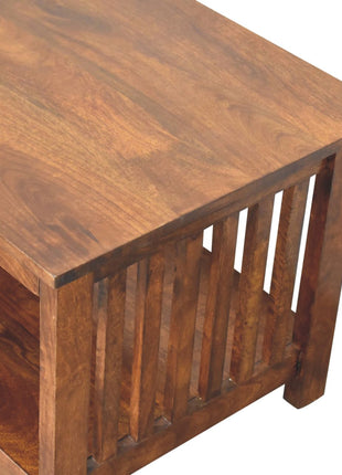 Slatted Chestnut Coffee Table