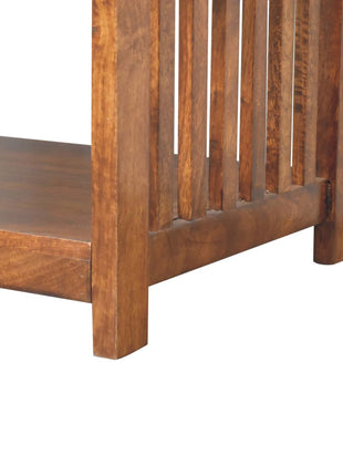 Slatted Chestnut Coffee Table