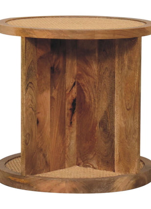 Close-knit Corner End Table