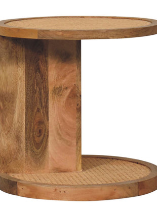 Close-knit Corner End Table