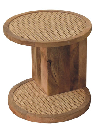 Close-knit Corner End Table