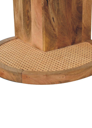 Close-knit Corner End Table