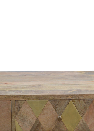 Oak-ish Gold Inlay Coffee Table
