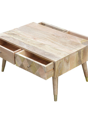 Oak-ish Gold Inlay Coffee Table
