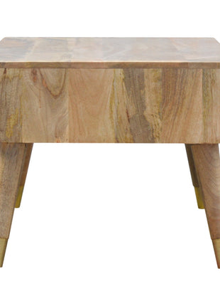 Oak-ish Gold Inlay Coffee Table