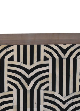 Honey Caramel Edessa Bone Inlay Cabinet
