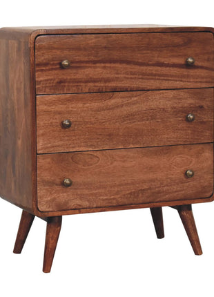 Curved Honey Caramel Chest