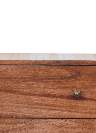 Curved Honey Caramel Chest