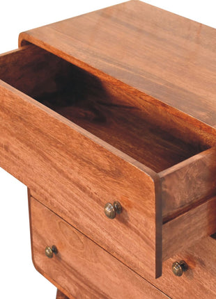 Curved Honey Caramel Chest
