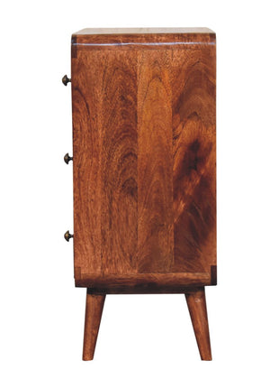 Curved Honey Caramel Chest