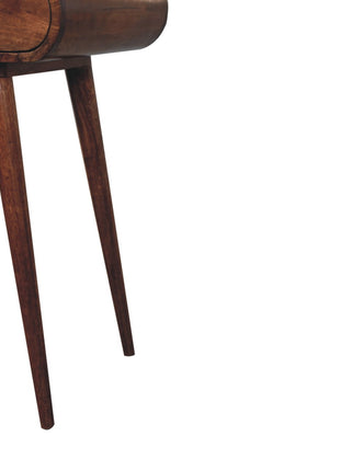 Honey Caramel Round Dressing Table