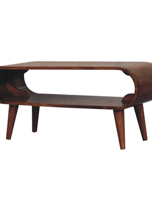 Amaya Nordic Style Honey Caramel Coffee Table
