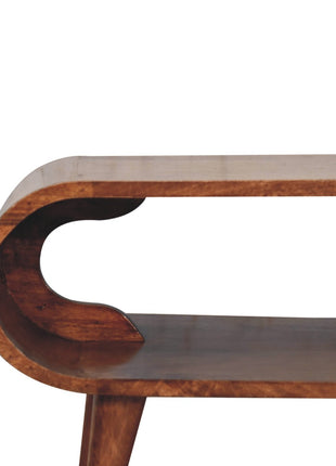 Amaya Nordic Style Honey Caramel Coffee Table