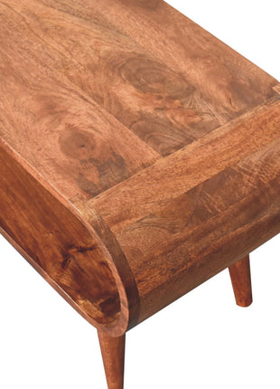 Amaya Nordic Style Honey Caramel Coffee Table