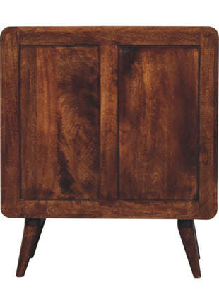 Curved California Walnut Chest