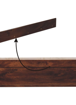 Floating California Walnut Open Console