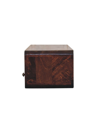 Floating California Walnut Open Console
