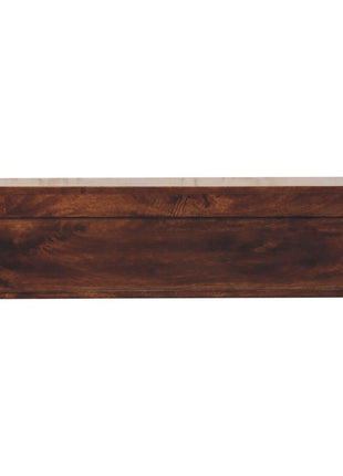 Floating California Walnut Open Console