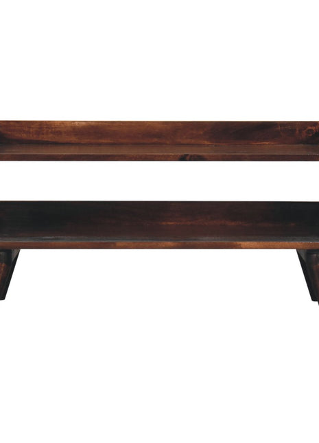 California Walnut Nordic Storage Bench