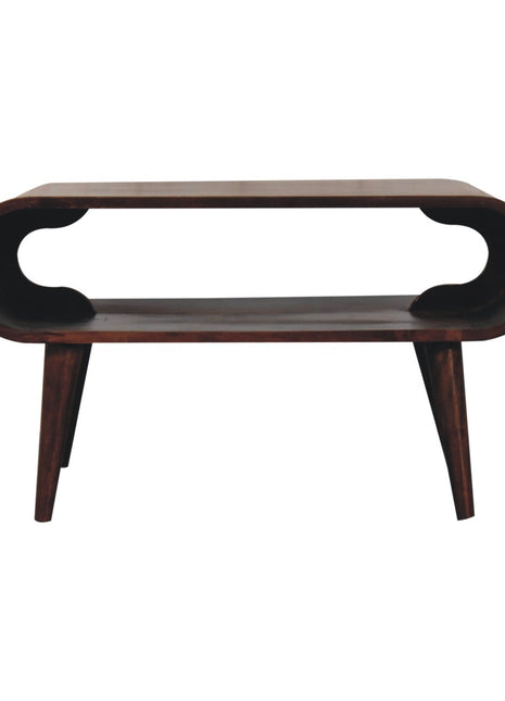 Open California Walnut Coffee Table