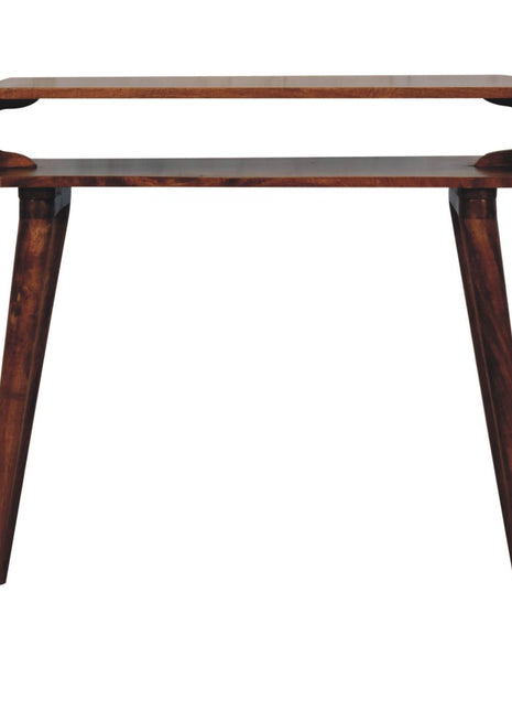 Amaya Honey Caramel Nordic Style Console Table