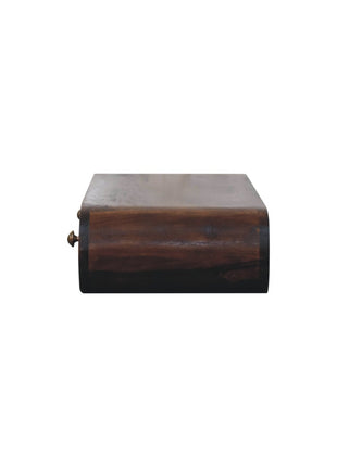 Wall Mounted California Walnut Console Table