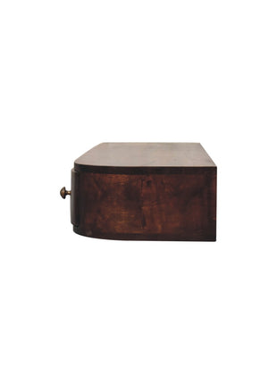 Lunar 2 Drawer Wall Mounted Chestnut Console