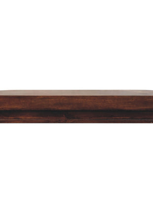 Lunar 2 Drawer Wall Mounted Chestnut Console