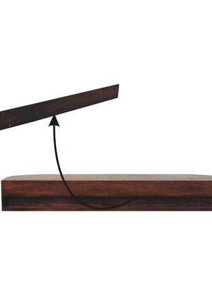 Lunar 2 Drawer Wall Mounted Chestnut Console