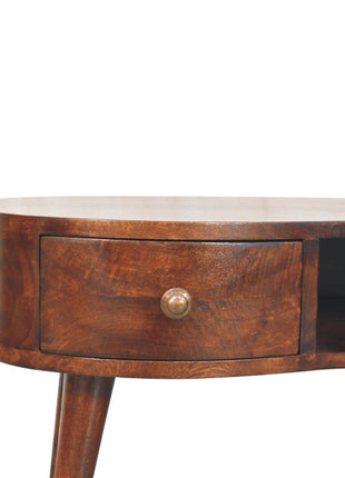 California Walnut Wave Coffee Table