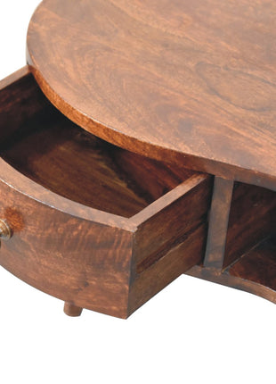 California Walnut Wave Coffee Table
