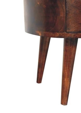 California Walnut Wave Coffee Table