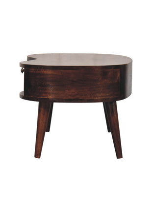 California Walnut Wave Coffee Table