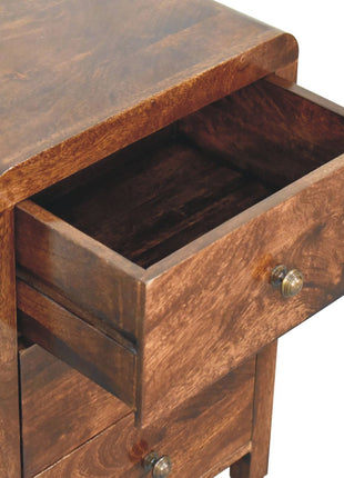 California Walnut Naya Bedside