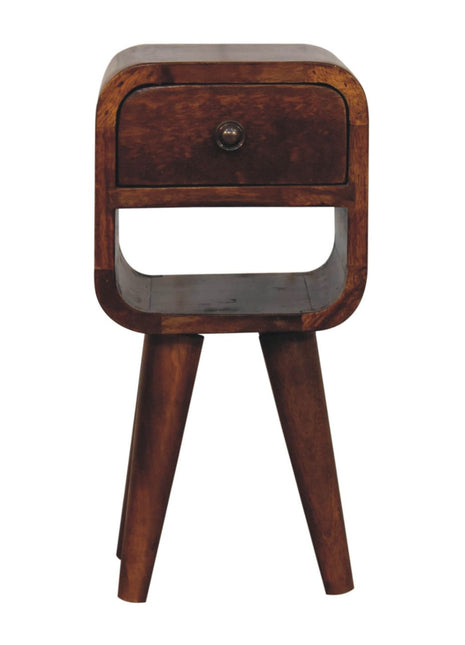 Extra Mini Chestnut Curve Lower Bedside