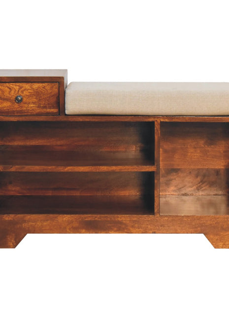 Retreat Chestnut Shoe Bench