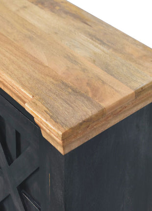 Regal Ash Black Rustic Sideboard