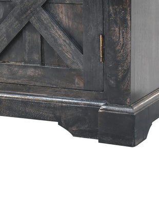 Regal Ash Black Rustic Sideboard