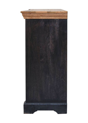 Regal Ash Black Rustic Sideboard