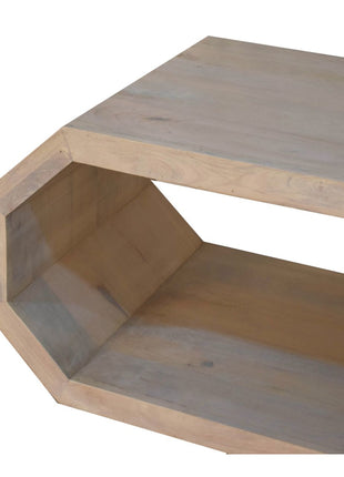 Hexagonal Marble Coffee Table