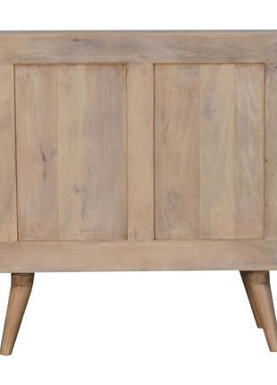 Hourglass Carved Marble Cabinet