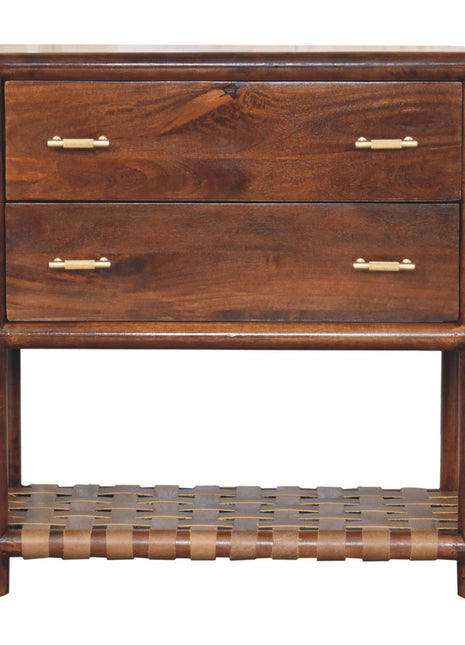 Regency Woven 2-Drawer Nightstand