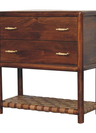 Regency Woven 2-Drawer Nightstand