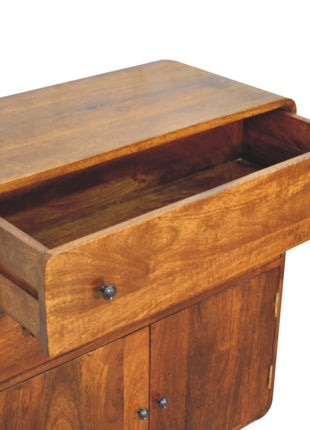 Curved Nordic Charm Cabinet