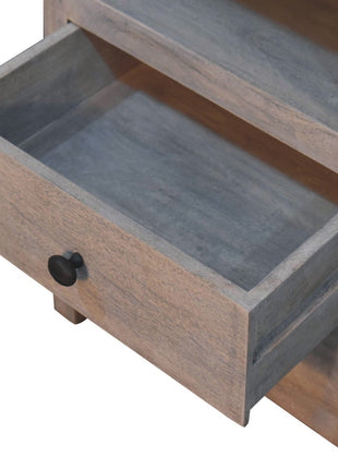 Acid Wash 2 Drawer Open Bedside