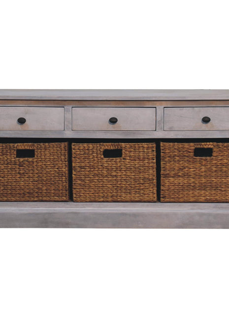 Acid Wash Basket Storage Cabinet