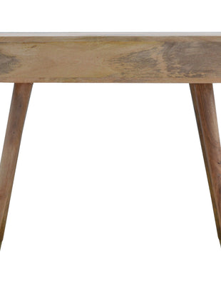 Oak-ish Gold Inlay Console Table