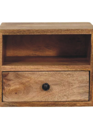 Solis 1-Drawer Oak-ish Wall Mounted Nightstand