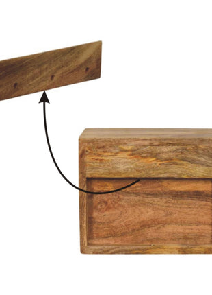 Solis 1-Drawer Oak-ish Wall Mounted Nightstand